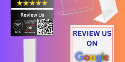 NFC & QR Google Review frame