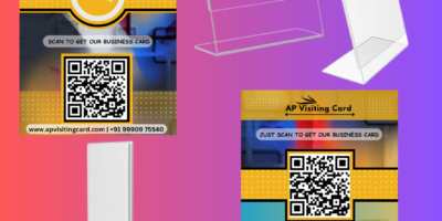 NFC & QR Business Card Sharing Frame